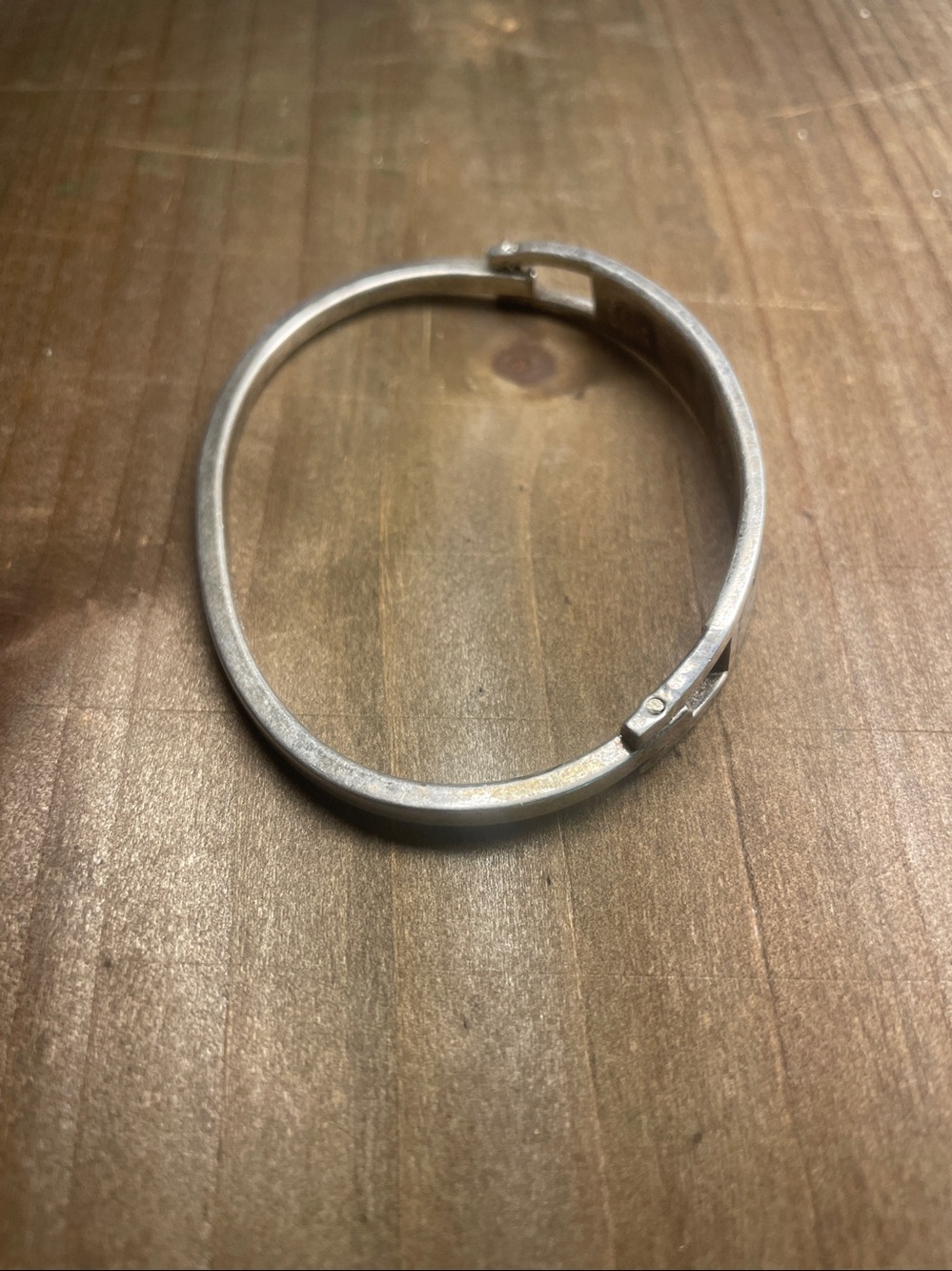 Alpaca Mexico Abalone Hinge Silver Bracelet - Picture 3 of 5
